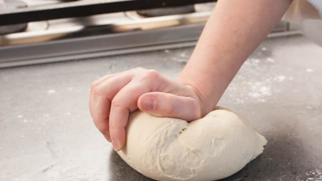 Kneading dough with hand mixer clearance
